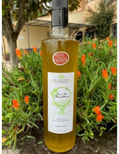 Bouteille huile d'olive 750 ml Cuvée des oléiculteurs lot n°2