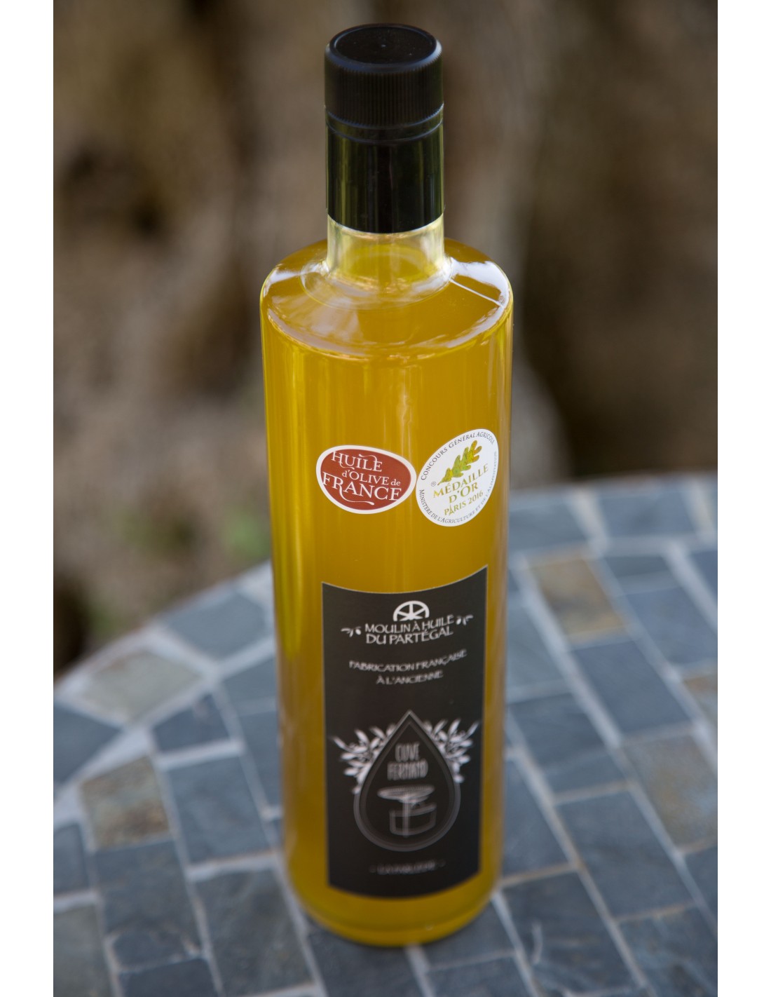 Bouteille huile d'olive 100 ml Cuvée Fernand lot n°3