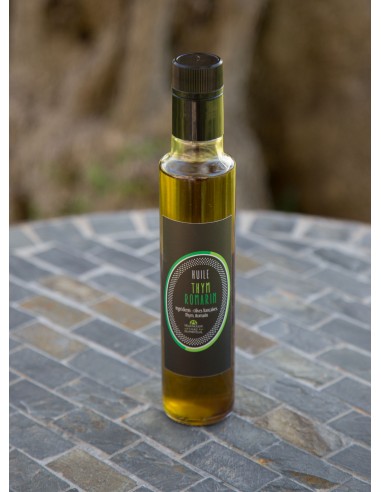 Bouteille huile parfumée 500 ml thym romarin lot n°15