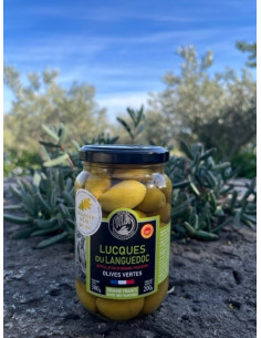Olives vertes en bocal - Fleur d'Olive - votre boutique huile d'Olive,  olives et dérivés